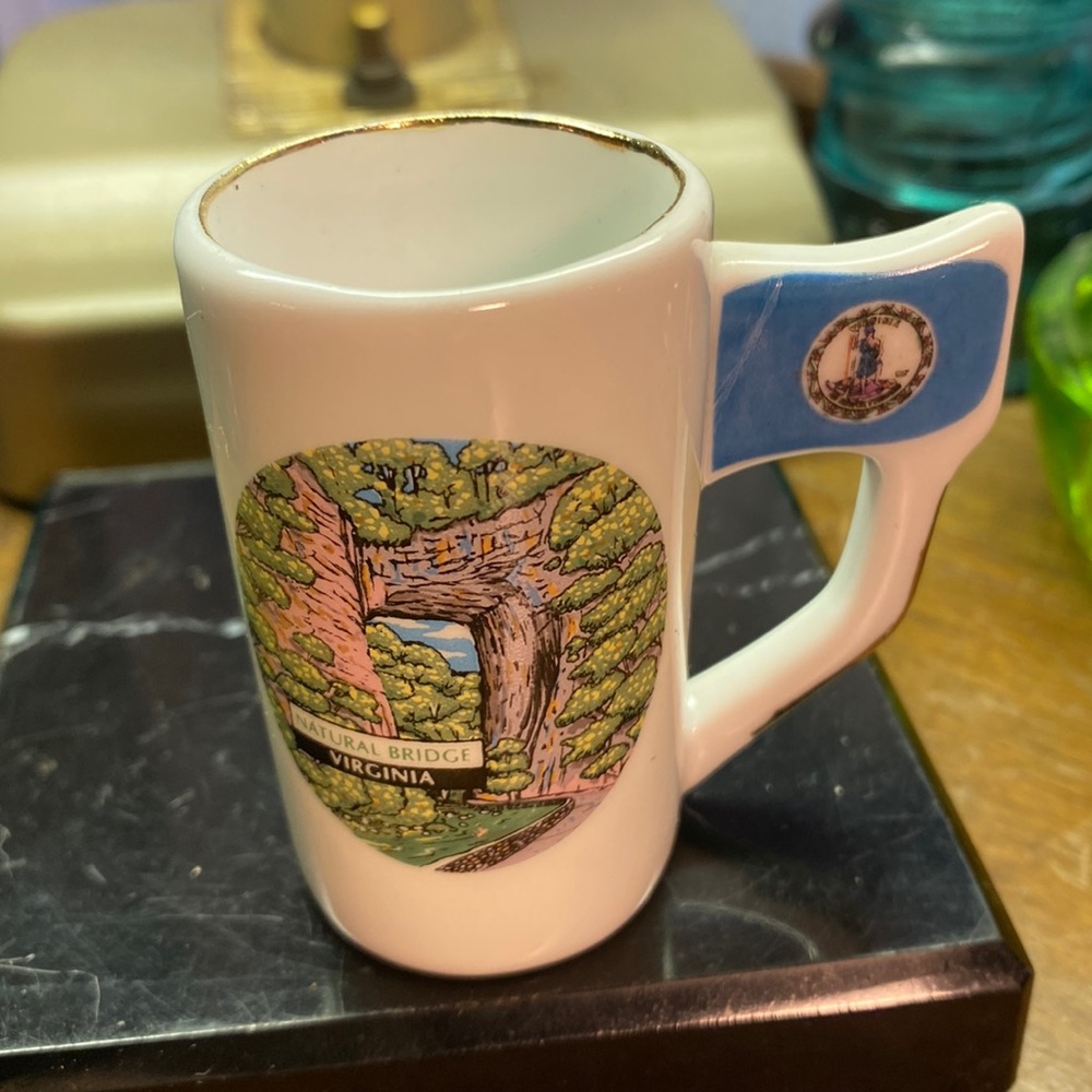 Natural Bridge Virginia miniature, souvenir mug